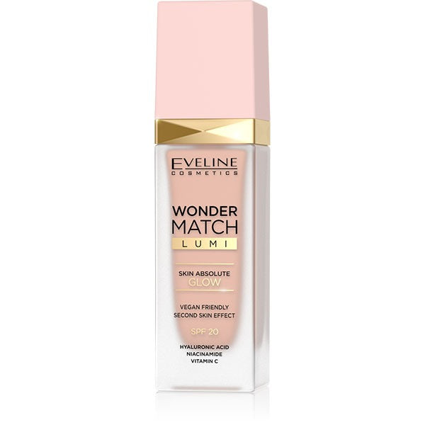 Eveline Wonder Match Lumi Foundation 10 Vanilla