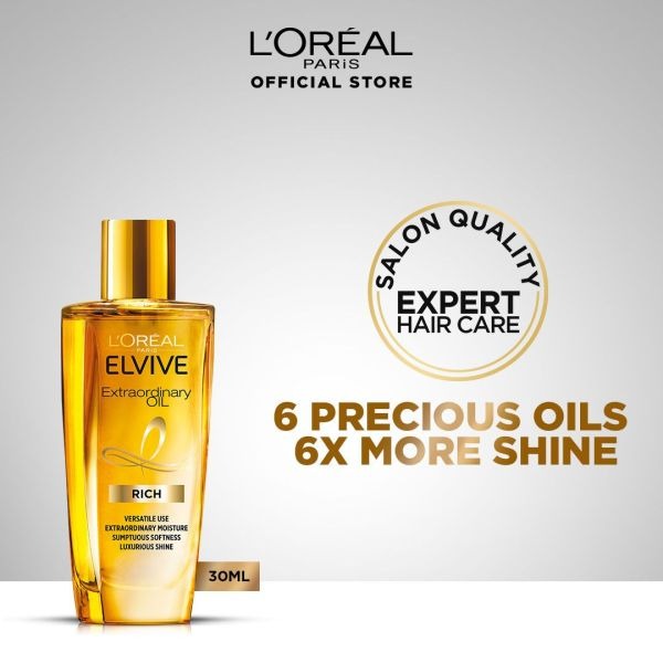 LOreal Paris Elvive Extraordinary Oil Hair Serum - 30ml