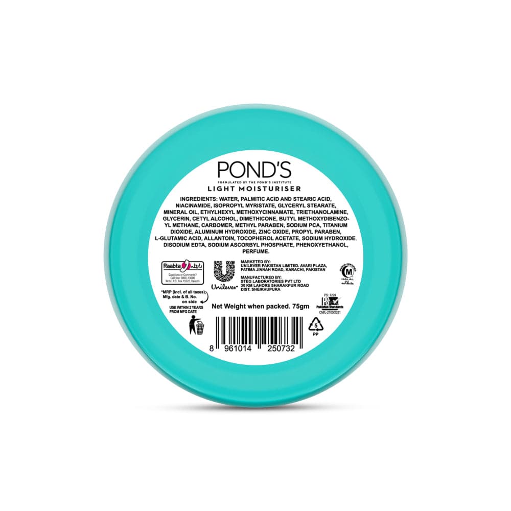 Ponds Light Moisturiser Cream - 75ML