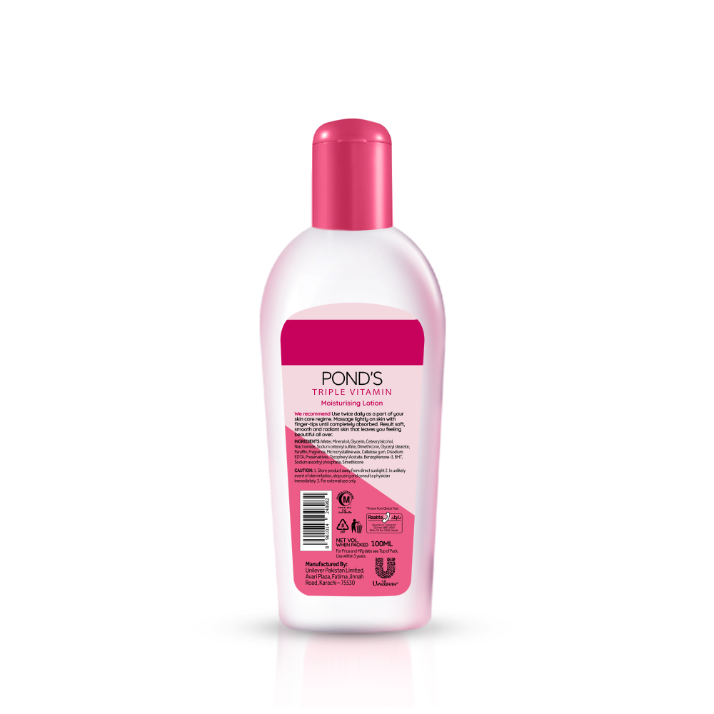 Ponds Triple Vitamin Moisturizing Lotion - 200ML