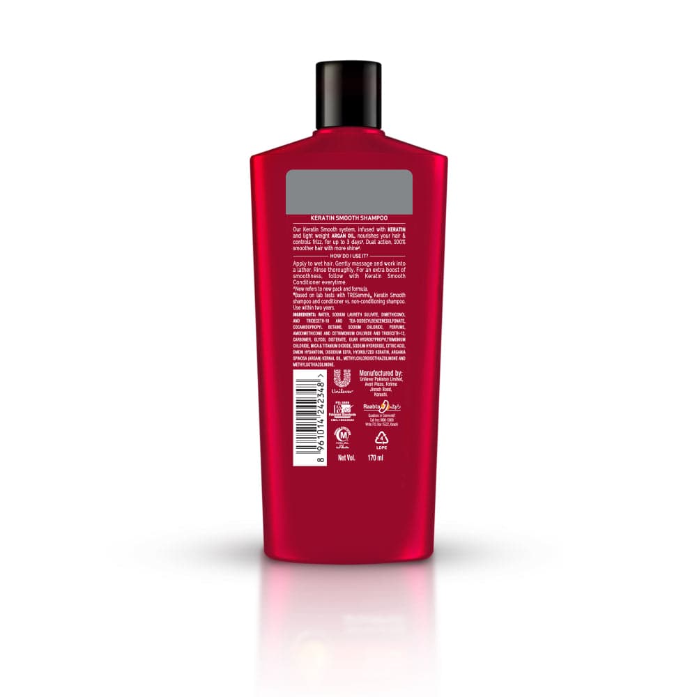 Tresemme Shampoo Keratin Smooth & Straight - 360Ml