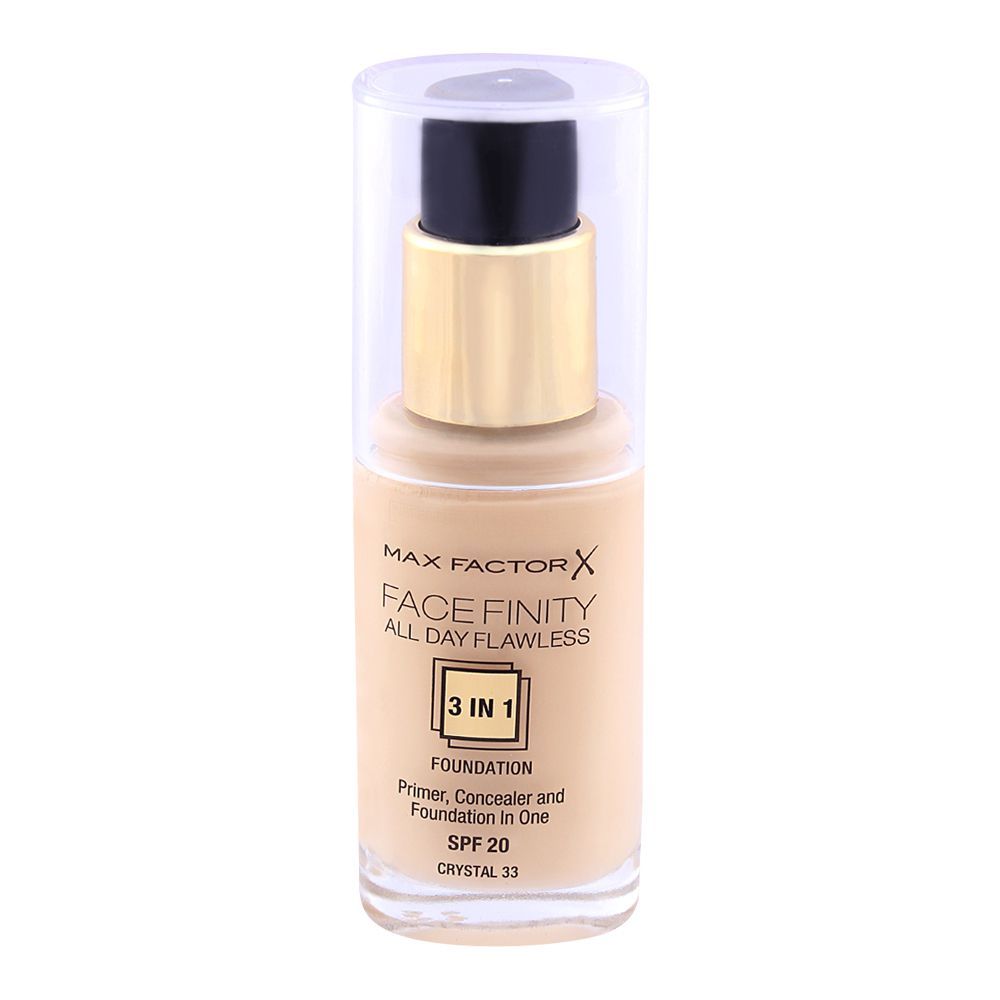 Max Factor Facefinity All Day Flawless Foundation - W33 Crystal Beige