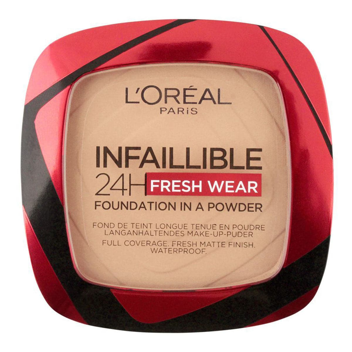 LOreal Paris Infallible 24Hr Fresh Wear Face Powder Foundation - 220 Sand