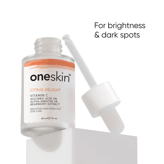 Oneskin Citrus Delight - Vitamin C 5%, Alpha Arbutin 1%. Bearberry - 30ml