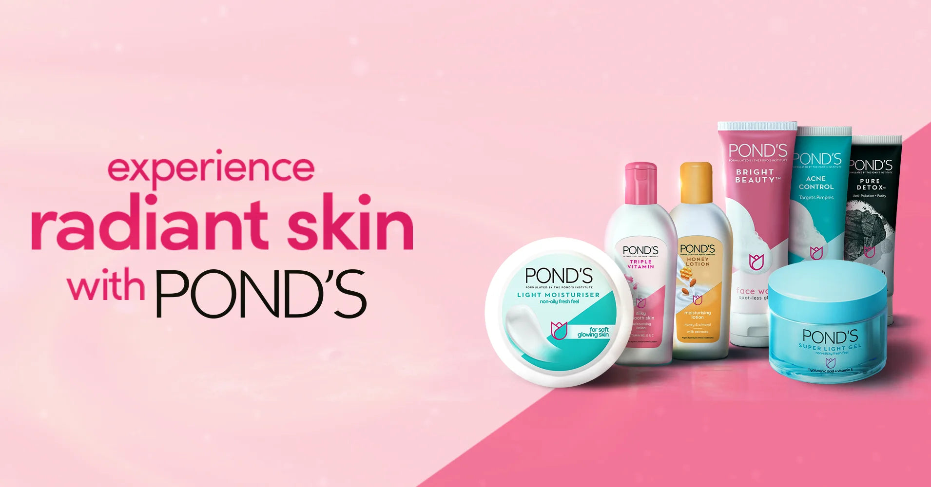 Experience Radiant Skin With Ponds