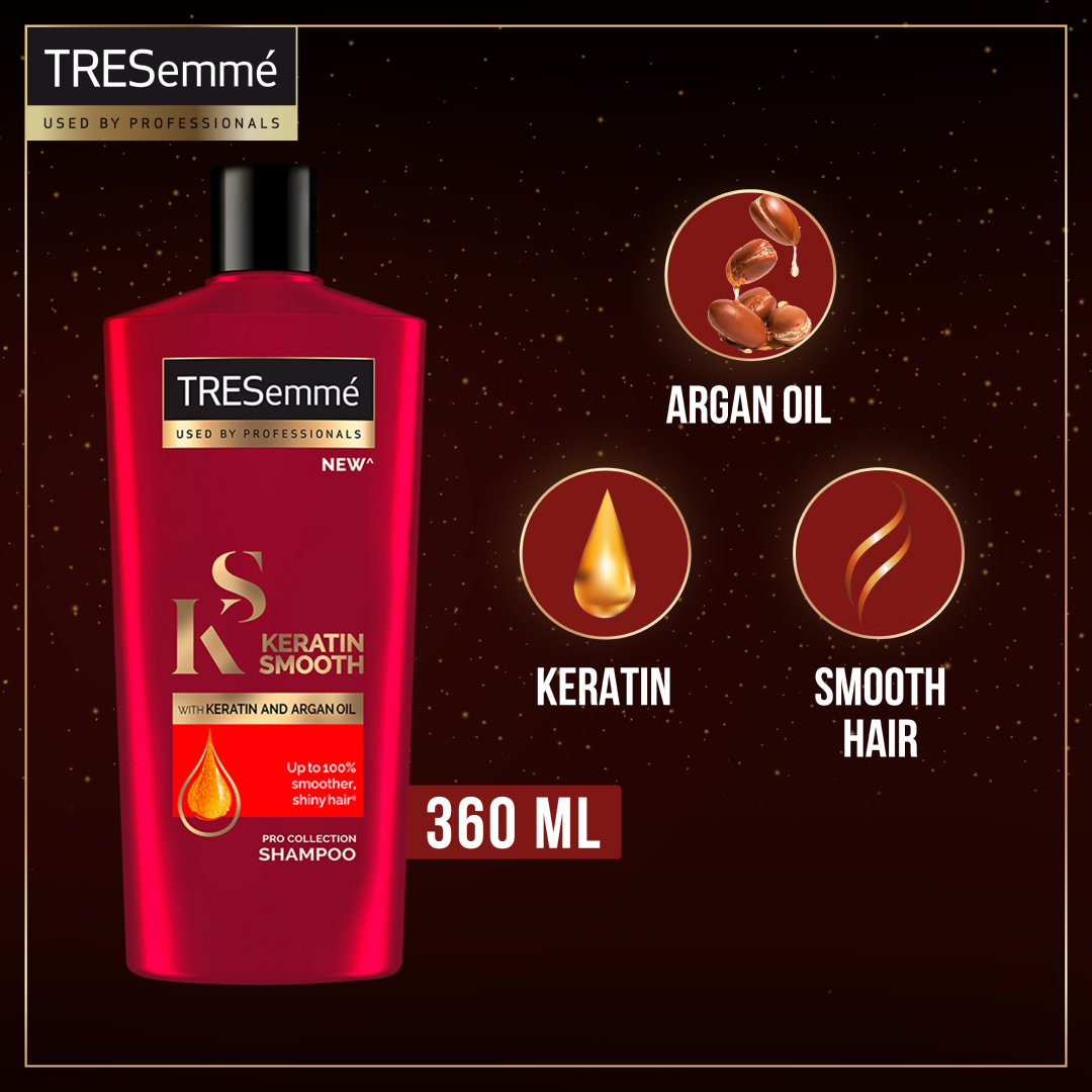 Tresemme Keratin Smooth & Straight Shampoo - 360ML