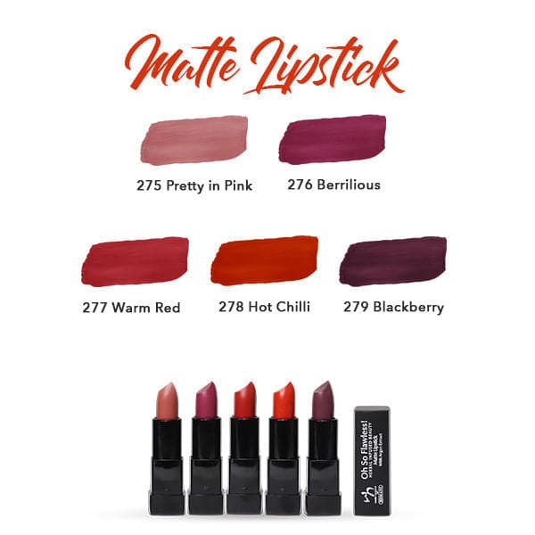 Hemani Herbal Infused Beauty Matte Lipstick - Blackberry - Premium  from Hemani - Just Rs 1100.00! Shop now at Cozmetica