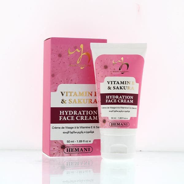 Hemani Vitamin E & Sakura Face Cream - Premium Gel / Cream from Hemani - Just Rs 1100! Shop now at Cozmetica