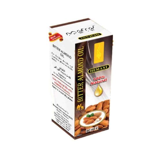 Hemani Bitter Almond Oil 60Ml - Premium  from Hemani - Just Rs 355.00! Shop now at Cozmetica