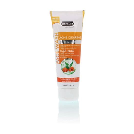 Hemani Acne Clearing Face Wash With Neem & Turmeric 100Ml - Premium Facial Cleansers from Hemani - Just Rs 245! Shop now at Cozmetica