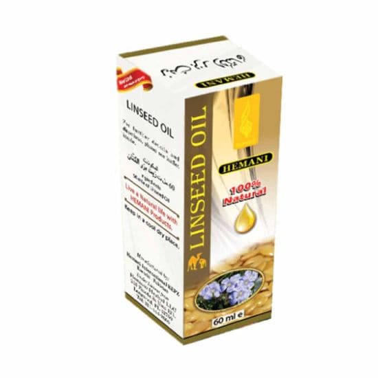 Hemani Linseed Oil 60Ml - Premium  from Hemani - Just Rs 415.00! Shop now at Cozmetica