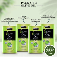 Hemani Pack Of 4 100Ml Olive Oil (Pomace)