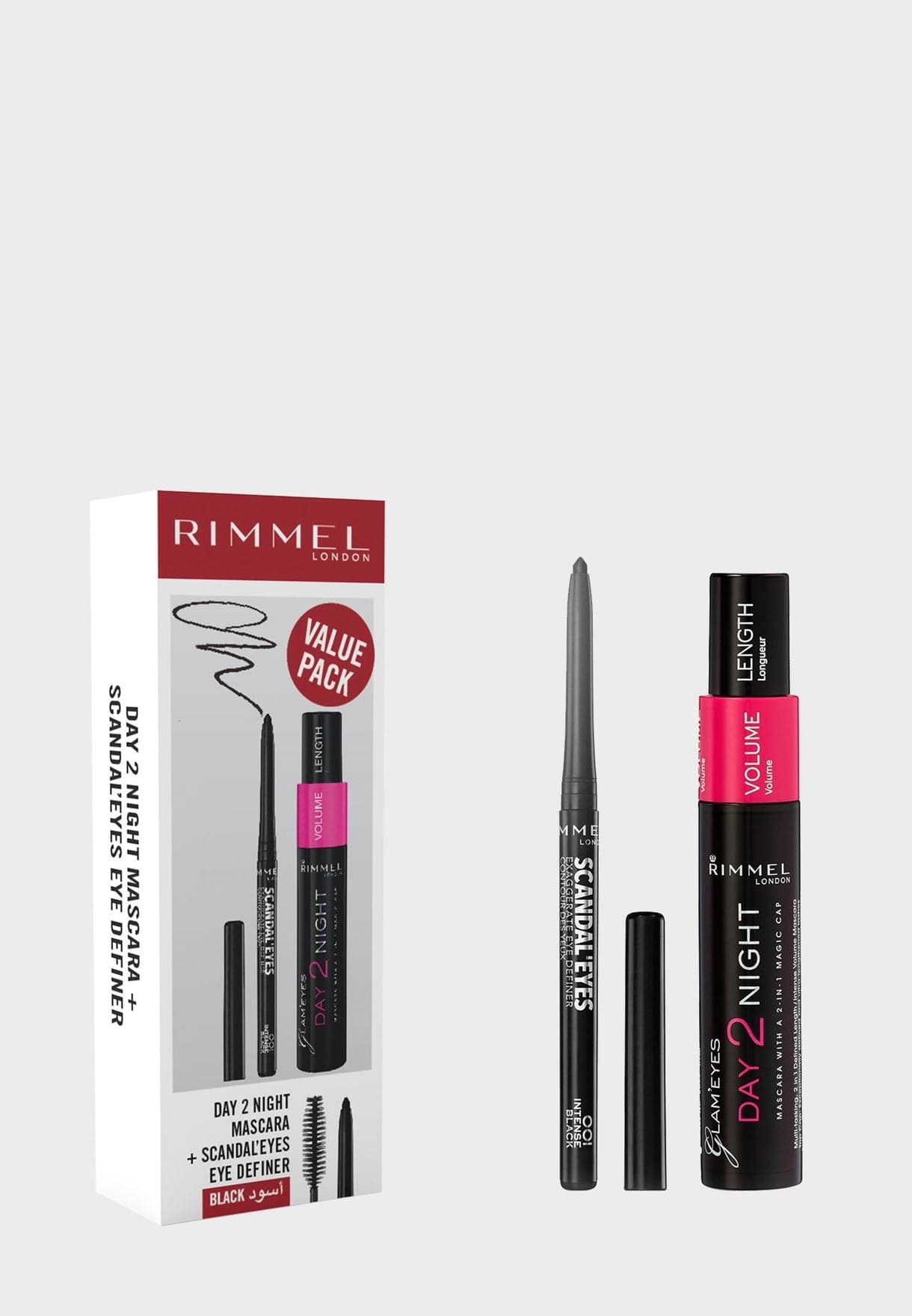 Rimmel London Day to Night Mascara + Scandaleyes Eye Definer