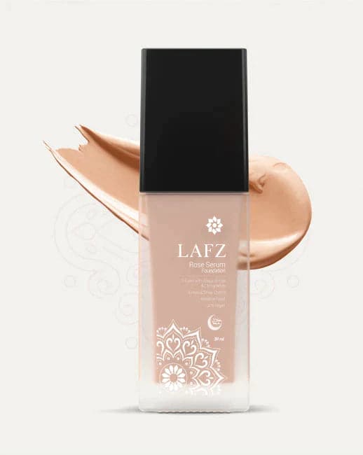 Lafz Halal Rose Serum Foundation - Premium Health & Beauty from Lafz - Just Rs 2530! Shop now at Cozmetica