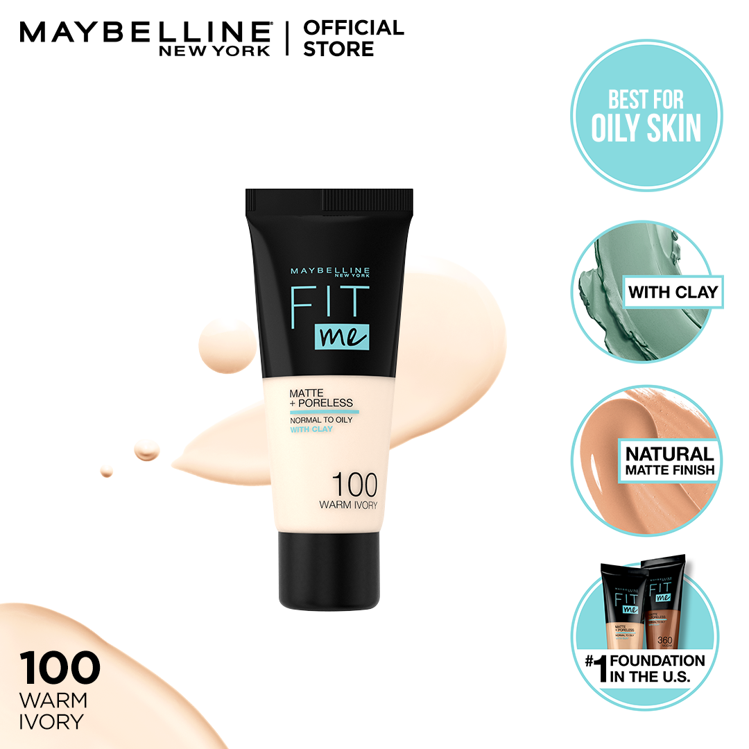 Maybelline New York Fit Me Matte + Poreless Face Foundation - 30ml - Premium Foundations & Concealers from Maybelline - Just Rs 1959! Shop now at Cozmetica
