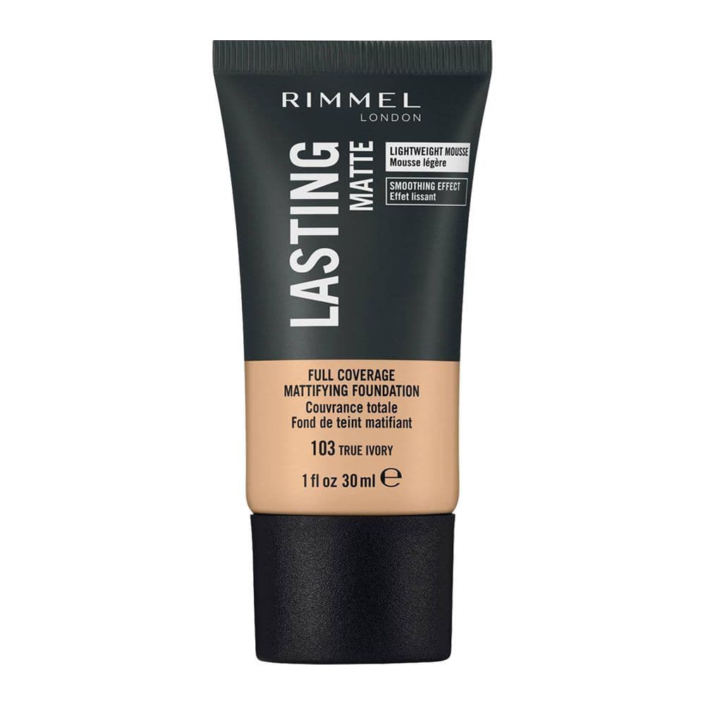 Rimmel Lasting Matte Foundation - 103 True Ivory - Premium Foundation from Rimmel London - Just Rs 3000! Shop now at Cozmetica