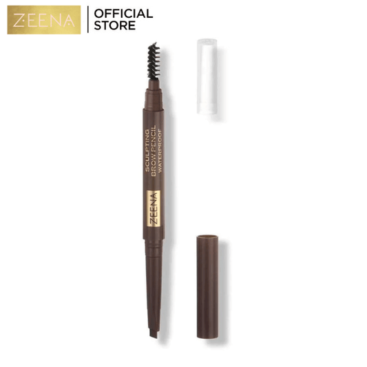 Zeena Sculpting Brow Pencil Waterproof - 20 Chocolate Brown - Premium Eye Brow Pencil from Zeena - Just Rs 840! Shop now at Cozmetica