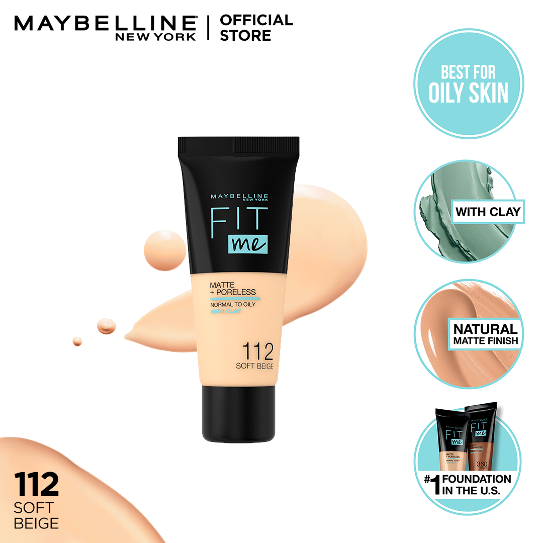 Maybelline New York Fit Me Matte + Poreless Face Foundation - 30ml - Premium Foundations & Concealers from Maybelline - Just Rs 2099! Shop now at Cozmetica