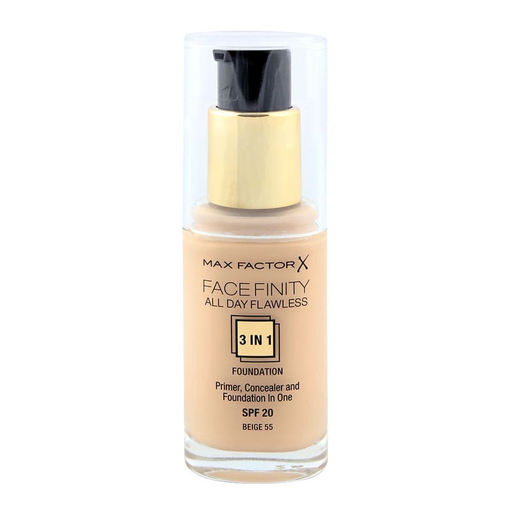 Max Factor Facefinity 3-In-1 Foundation - Beige 55 - Premium Health & Beauty from Max Factor - Just Rs 6310! Shop now at Cozmetica