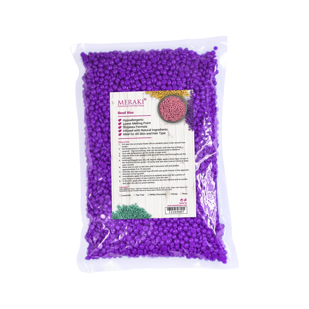 Meraki Beads Stripless Hair Removal Wax Lavender 500G - Premium  from Salon Designers - Just Rs 1590! Shop now at Cozmetica