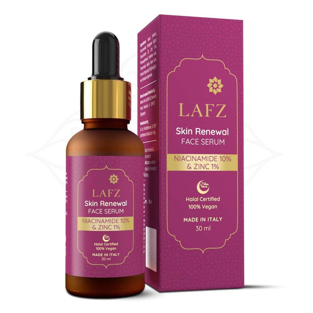 Lafz Halal Skin Renewal Face Serum - Niacinamide 10% & Zinc 1% - Premium Serums from Lafz - Just Rs 1925! Shop now at Cozmetica