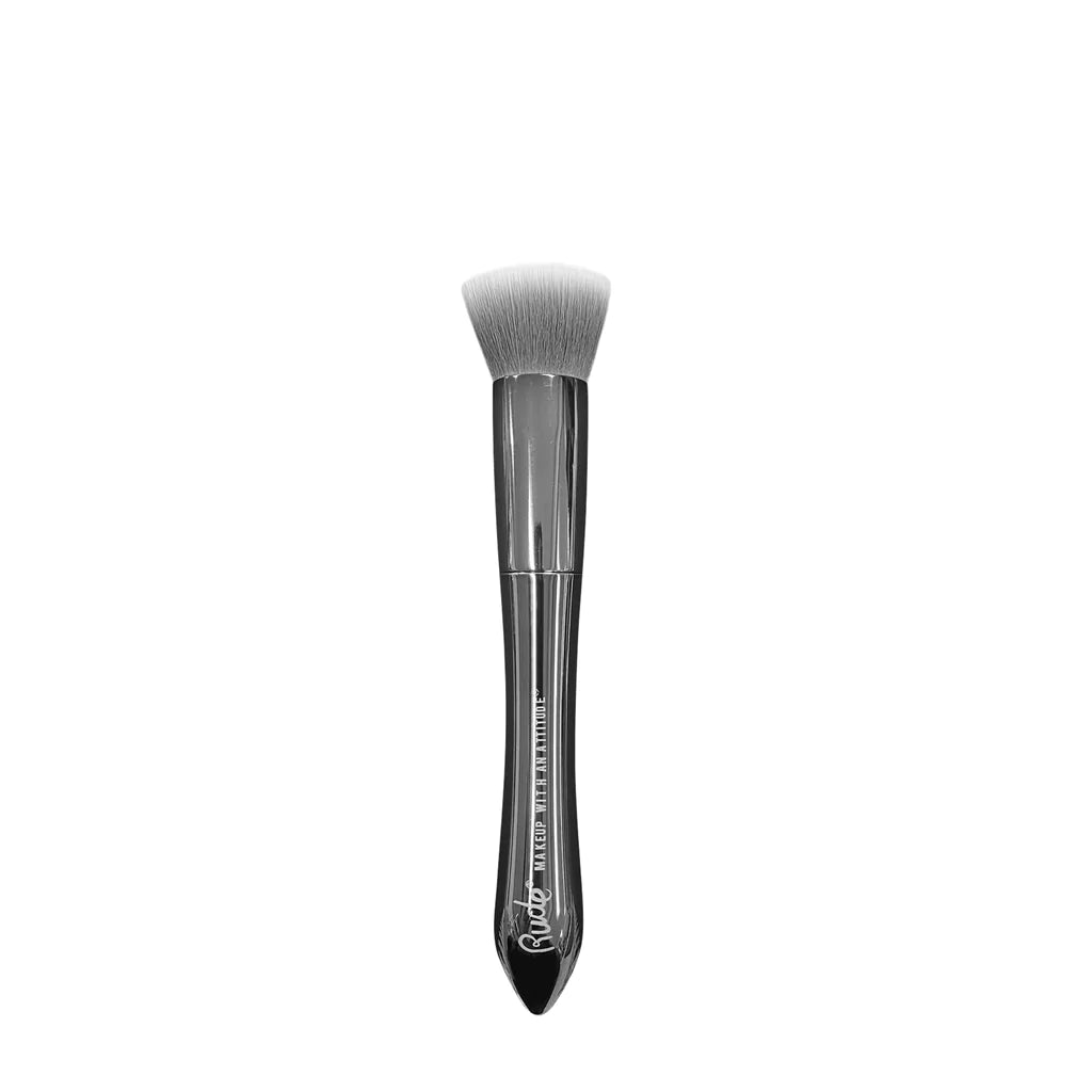 RUDE Silver Bullet Flat Foundation Brush