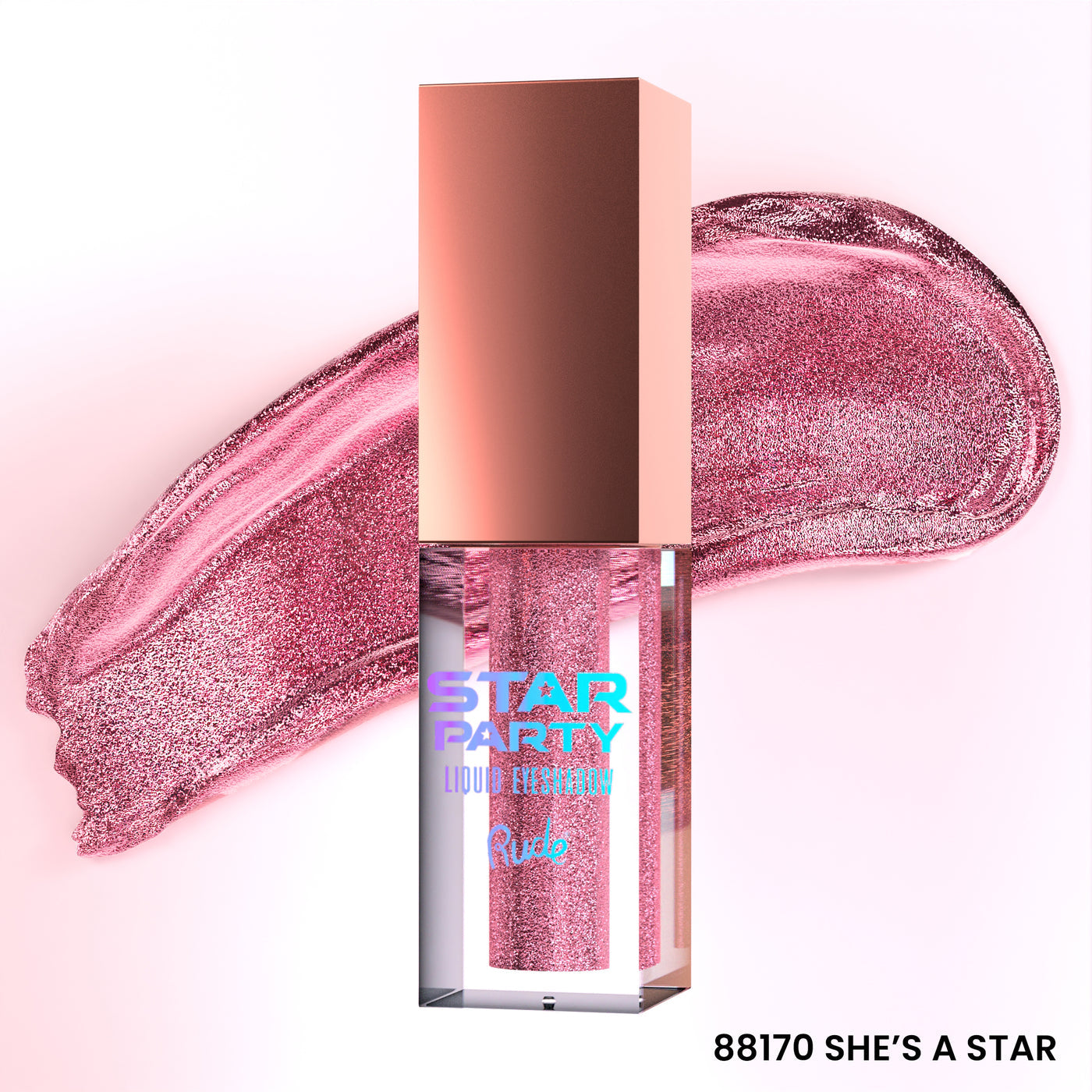 Rude Star Party Liquid Glitter Eyeshadow