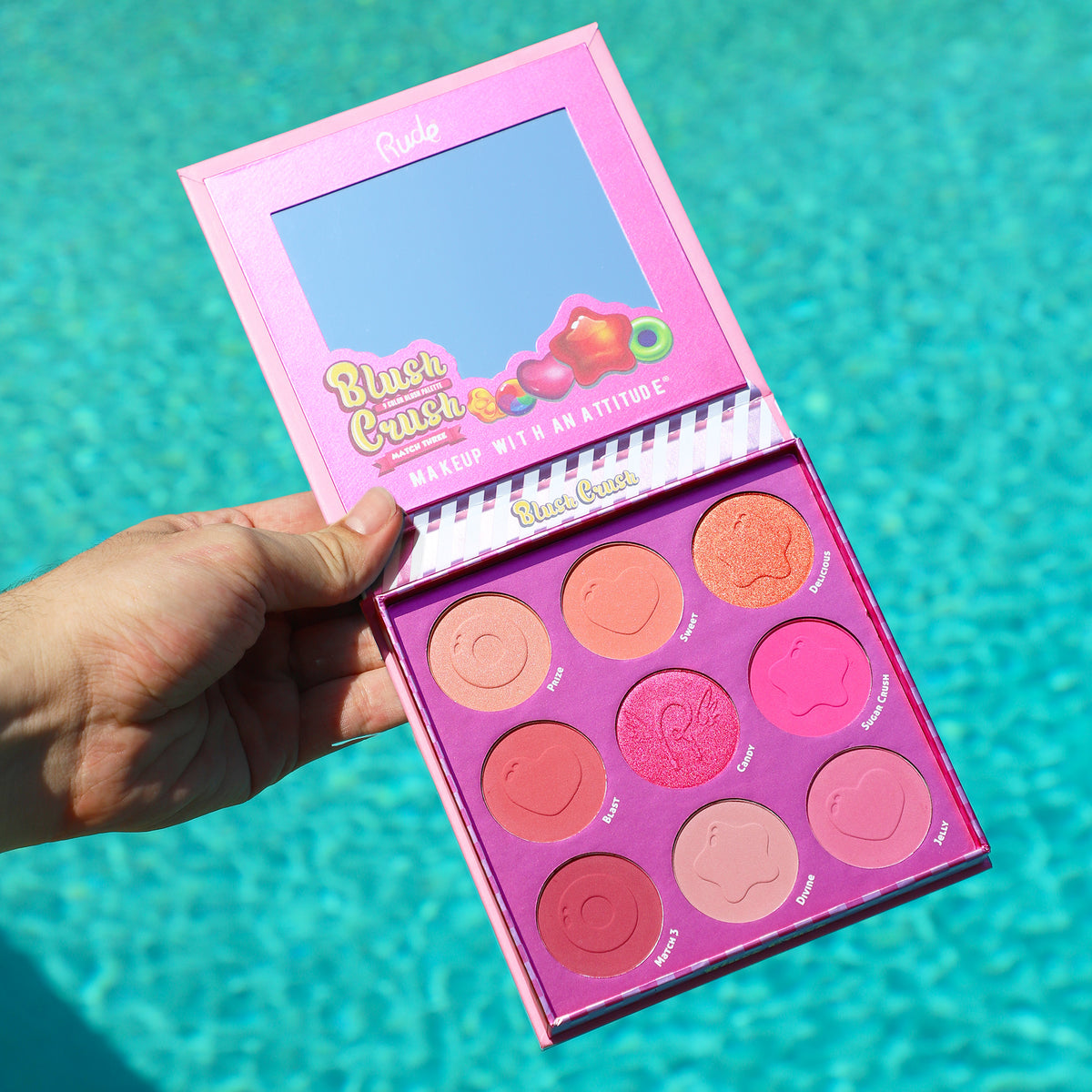 Rude Blush Crush 9 Color Blush Palette