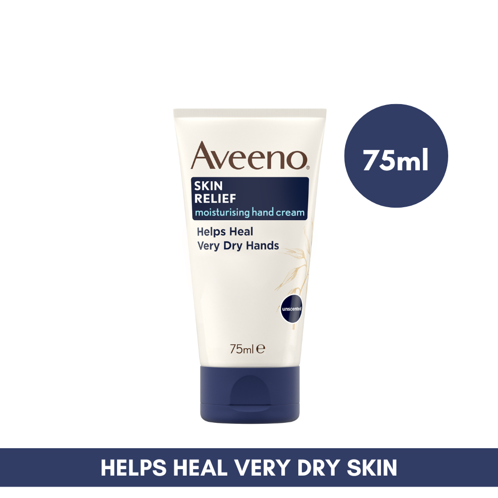 Aveeno Skin Relief Hand Cream - 75ml - Premium Lotion & Moisturizer from Aveeno - Just Rs 1568! Shop now at Cozmetica