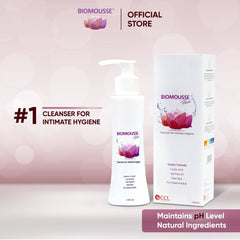 BioMousse Flora - Female Intimate Hygiene Wash Solution - 120ml - Premium Body Wash from Bio Mousse Flora - Just Rs 765! Shop now at Cozmetica