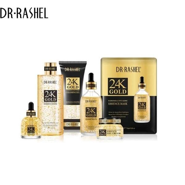 Dr. Rashel 24K Gold Radiance Anti-Aging Series - 5 Piece Set - Premium Serums from Dr. Rashel - Just Rs 5994! Shop now at Cozmetica