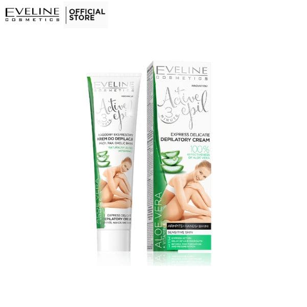 Eveline Depilatory Cream Aloe Vera 125ml - Premium Health & Beauty from Eveline - Just Rs 742.00! Shop now at Cozmetica