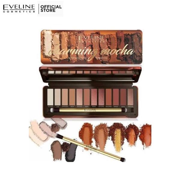 Eveline Eveline Charming Mocha Eyeshadow Palette - Premium Health & Beauty from Eveline - Just Rs 4355.00! Shop now at Cozmetica