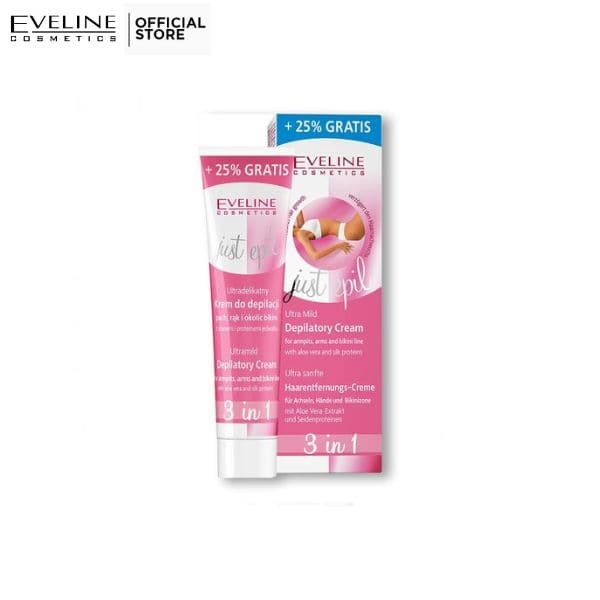 Eveline Depilatery 3 In 1 Ultra Mild Sens 125ml - Premium Health & Beauty from Eveline - Just Rs 742.00! Shop now at Cozmetica