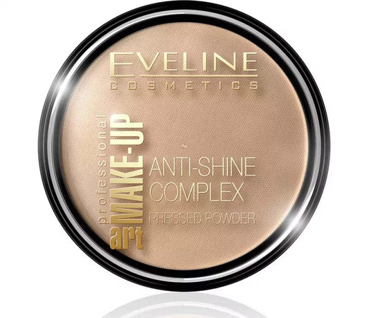 Eveline Art Make Up Powder Anti Shine Complex 30, # ivory