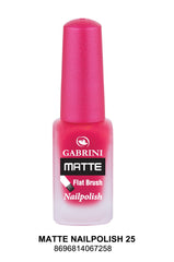 Gabrini Matte Nail Polish # 25 - Premium Nail Polish from Gabrini - Just Rs 475! Shop now at Cozmetica