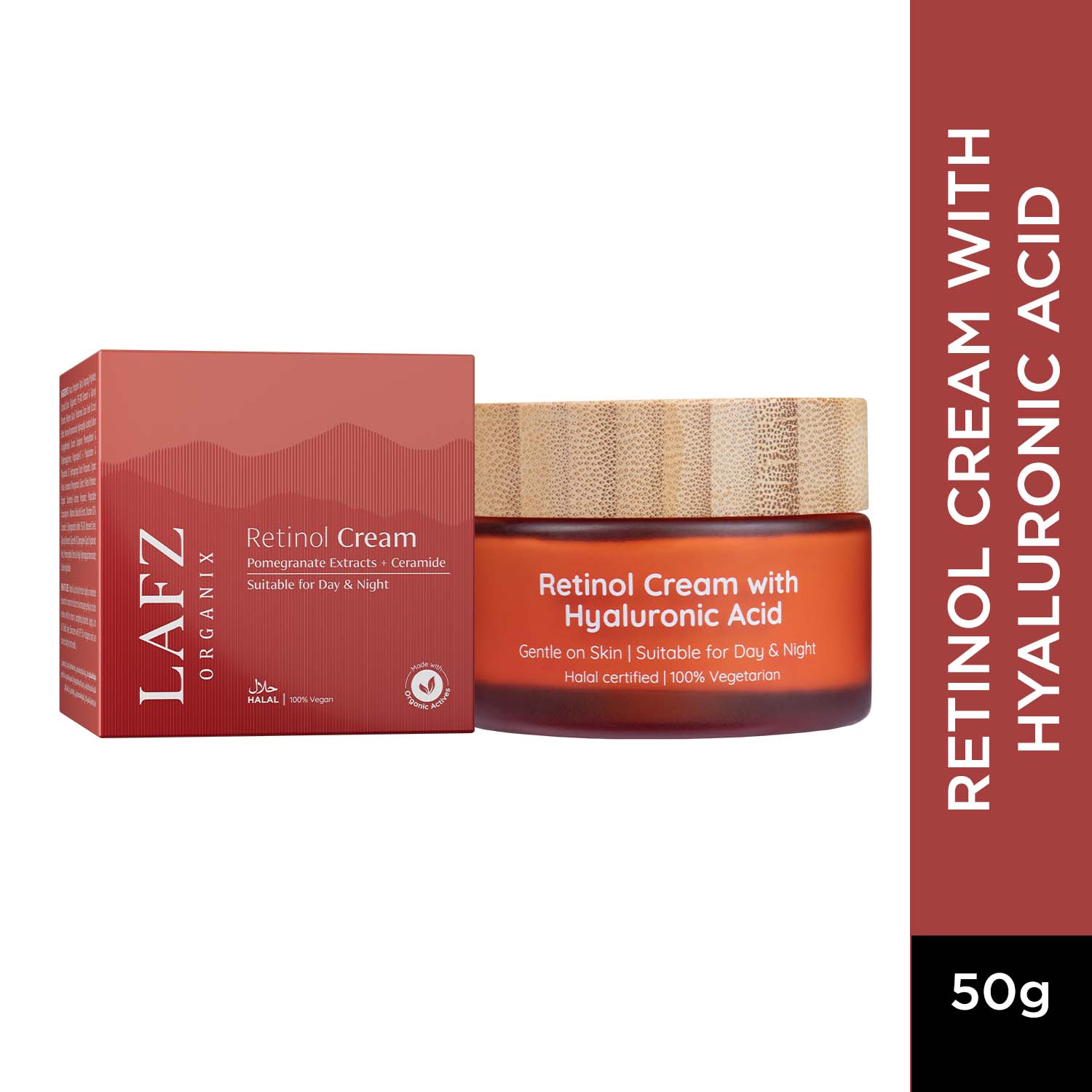 Lafz Organix Retinol Cream Pomegranate Day & Night - Premium Gel / Cream from Lafz - Just Rs 3355! Shop now at Cozmetica