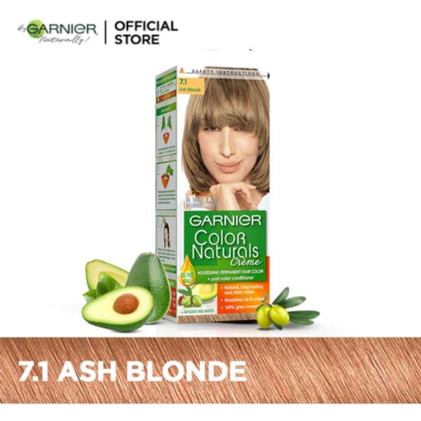 Garnier Color Naturals - 7.1 Natural Ash Blond - Premium Hair Color from Garnier - Just Rs 849! Shop now at Cozmetica