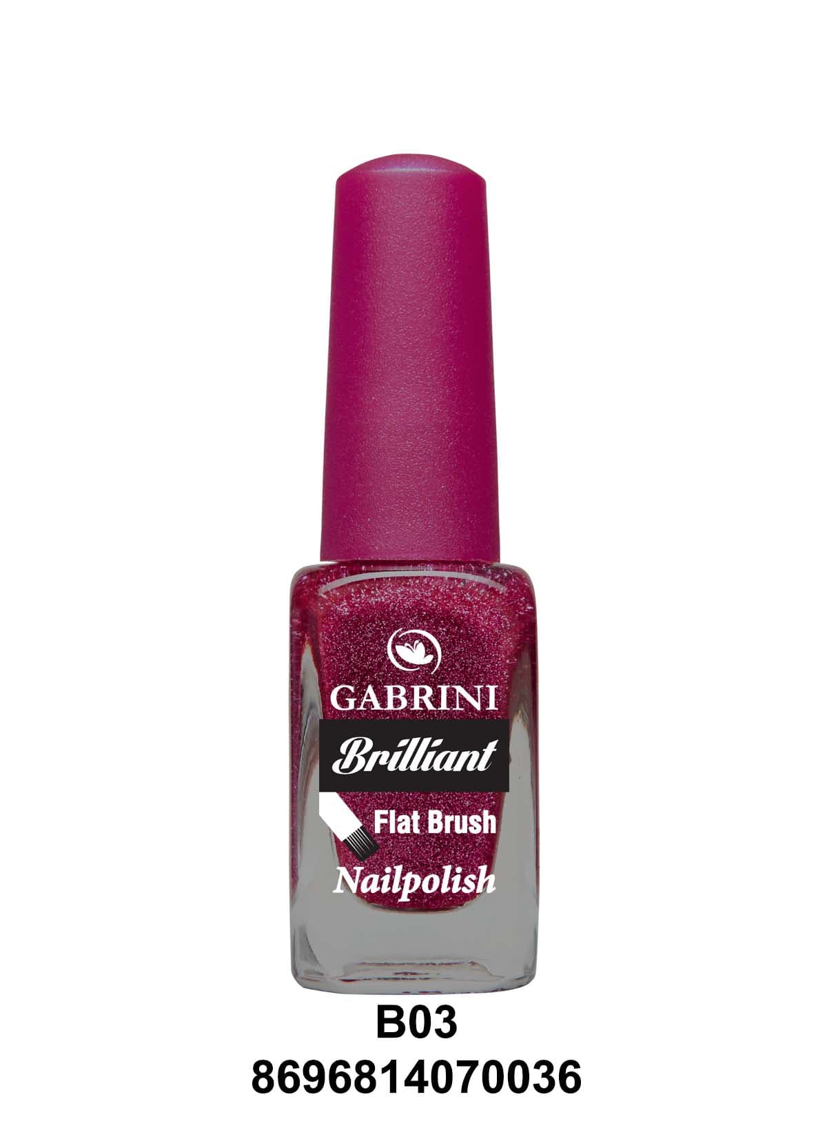 Gabrini Brilliant Nail Polish B 03 - Premium Nail Polish from Gabrini - Just Rs 475! Shop now at Cozmetica