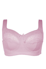 British Lingerie Studio Cece Non Wired And Non Padded Cotton Bra - Pink - Premium Bras from BLS - Just Rs 3100! Shop now at Cozmetica