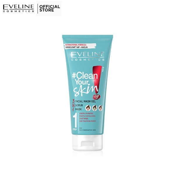 Eveline Facial Wash Gel + Scrub + Mask - Premium  from Eveline - Just Rs 1315.00! Shop now at Cozmetica