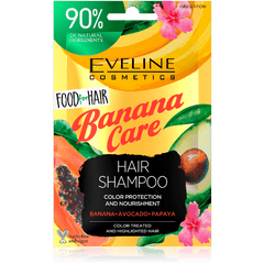 Eveline Food For Hair Shampoo Banana 20ML - Premium  from Eveline - Just Rs 154.00! Shop now at Cozmetica