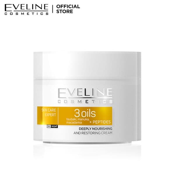 Eveline 3Oils Deeply Nourishing And Restoring Cream - 50ml - Premium Gel / Cream from Eveline - Just Rs 1445! Shop now at Cozmetica