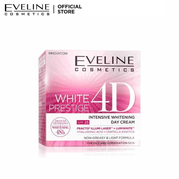 Eveline White Prestige 4D Day Cream - 50ml - Premium Health & Beauty from Eveline - Just Rs 2525.00! Shop now at Cozmetica