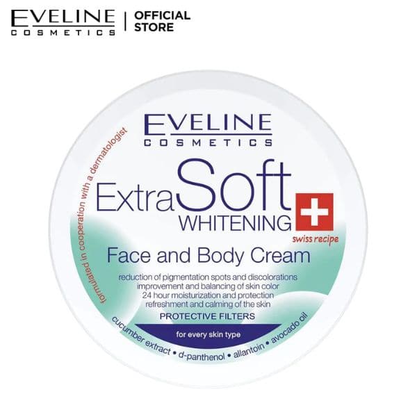 Eveline Extra Soft Whitening Face & Body - 200ml - Premium Health & Beauty from Eveline - Just Rs 1145.00! Shop now at Cozmetica