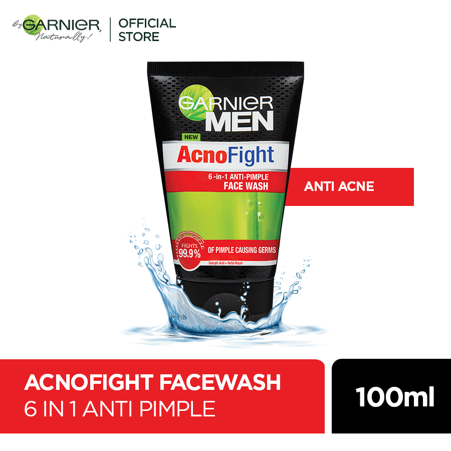 Garnier Men Acno Fight Face Wash - 100ml - Premium Facial Cleansers from Garnier - Just Rs 655! Shop now at Cozmetica