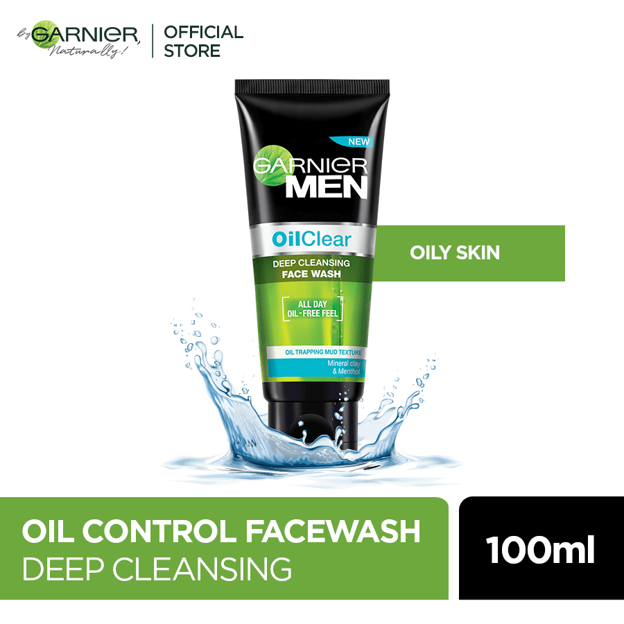 Garnier Men Oil Control Face Wash - 100ml - Premium Facial Cleansers from Garnier - Just Rs 655! Shop now at Cozmetica