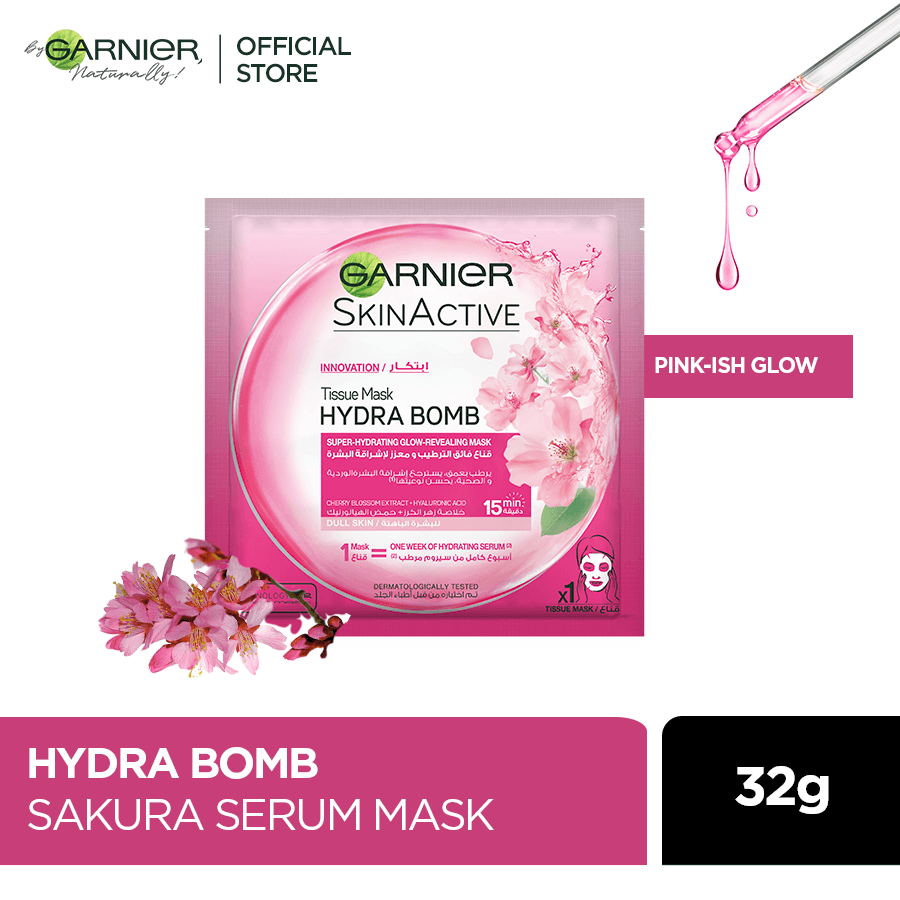 Garnier Skin Active Hydra Bomb Tissue Mask - Chamomile - Premium Skin Care Masks & Peels from Garnier - Just Rs 352! Shop now at Cozmetica