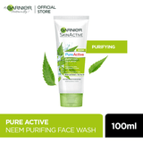 Garnier Skin Natural Pure Active Neem Face Wash - 100ml - Premium Facial Cleansers from Garnier - Just Rs 491! Shop now at Cozmetica