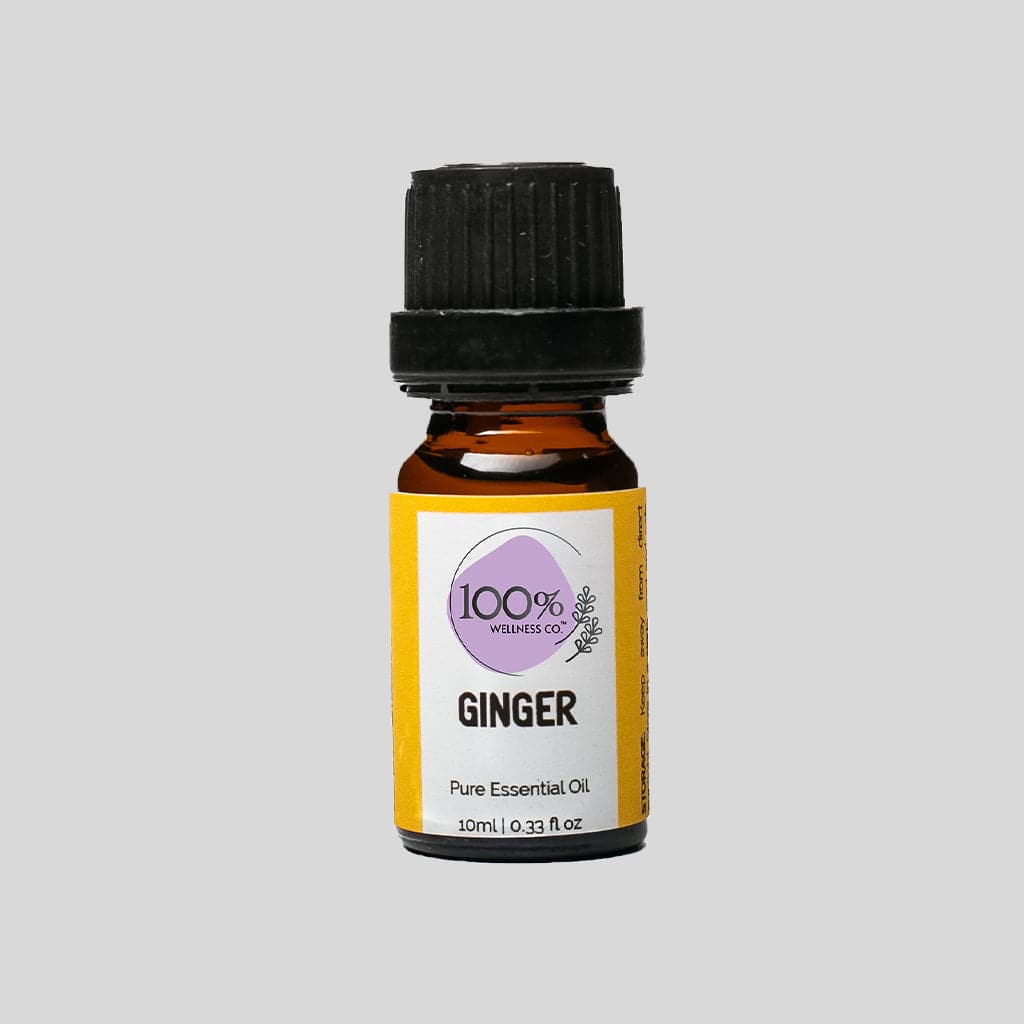 100% Wellness Co Ginger Essential Oil - Premium Hair Oil from 100% Wellness Co - Just Rs 790! Shop now at Cozmetica